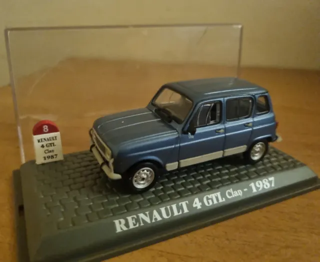 Voiture De Collection 1/43 Renault 4 GTL Clan 1987