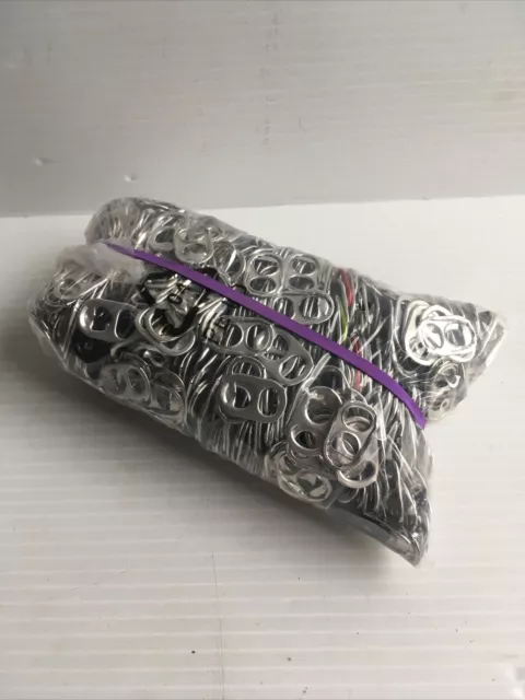 900+ ALUMINUM POP TOPS, POP TABS, PULL TABS BEER, SODA Mixed Colors