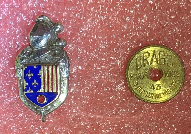 Insigne Gendarmerie Départementale De Corse Drago - Vintage Original 1970 (occasion)