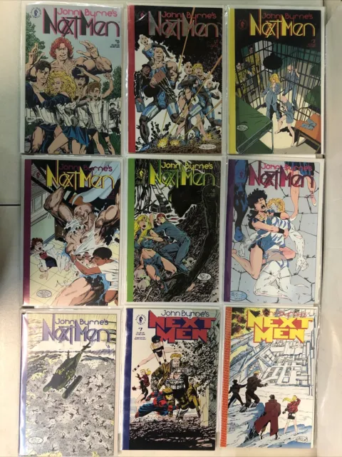 John Byrne’s Next Men (1992) Starter Set # 0-1-18 (VF/NM) Dark Horse Comics