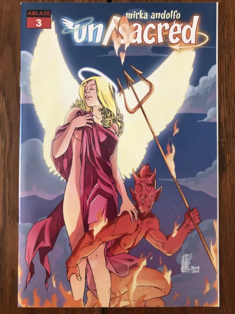 Un/Sacred #3 (Jan 2020, Ablaze) Alessandro Vitti cover; devilish fun