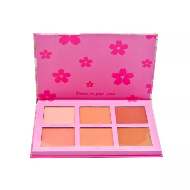 MAKEUP DEPOT Bride & Bloom 6 Color Blush Palette - Paleta de 6 Colores de Rubor 2