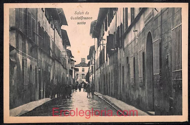 ad6885 - CARTOLINA D'EPOCA - Pisa Provincia - Castelfranco di Sotto  1922