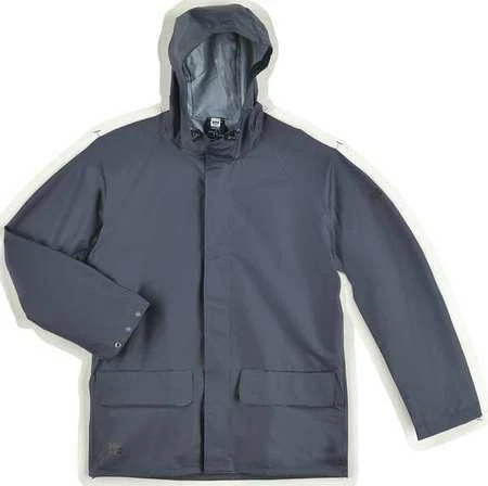 Helly Hansen 70129_590-3Xl Rain Jacket,Pvc/Polyester,Navy,3Xl
