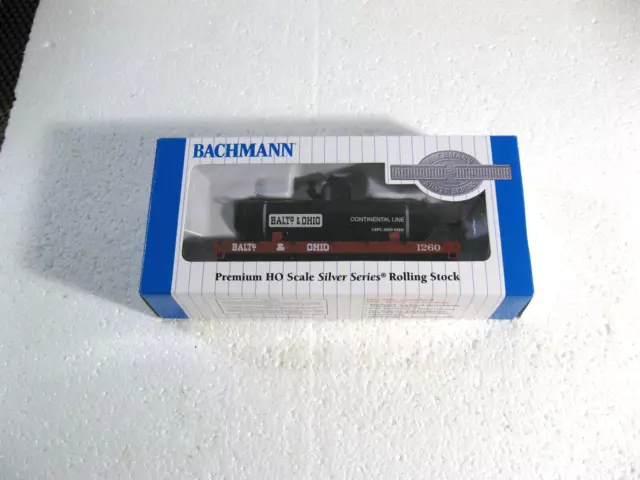 Ho  Scale Bachmann Silver Series Baltimore & Ohio Old Timer Tank Car!
