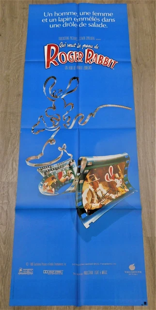 WHO FRAMED ROGER Rabbit French Movie Poster Original 23"63" 1988 ...