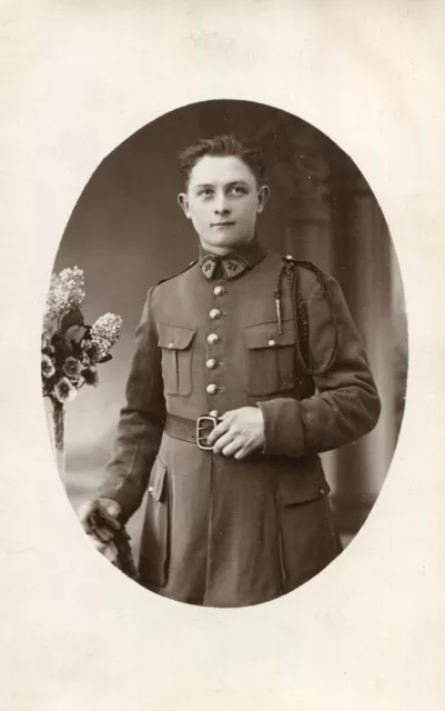 21st Regiment Young Soldier Photo Card