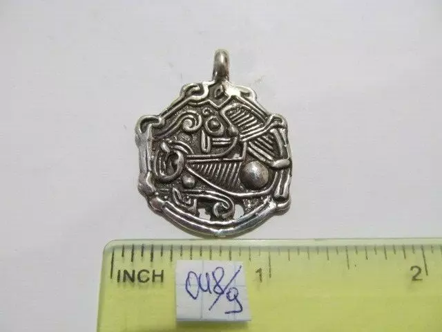 Ancient Silver Zomorphic amulet Viking, Kievan Rus 9-10 AD № 048/9 (copy)