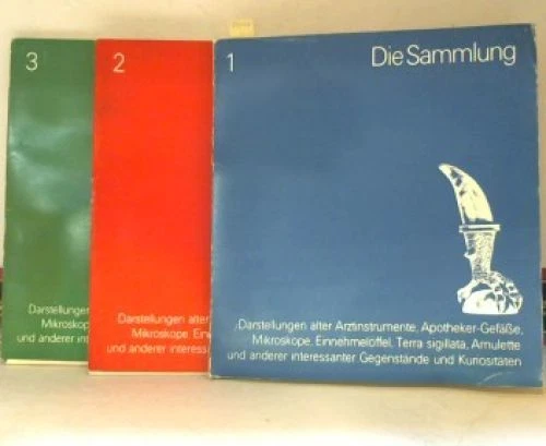 Die Sammlung - Darstellung alter Arztinstrumente, Apotheker-Gefäßs, Mikroskope,