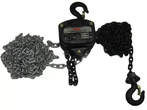 1/2 Ton 0.5 - 0.9 Hand Chain block 10 mtrs Height Of Lift / hoist