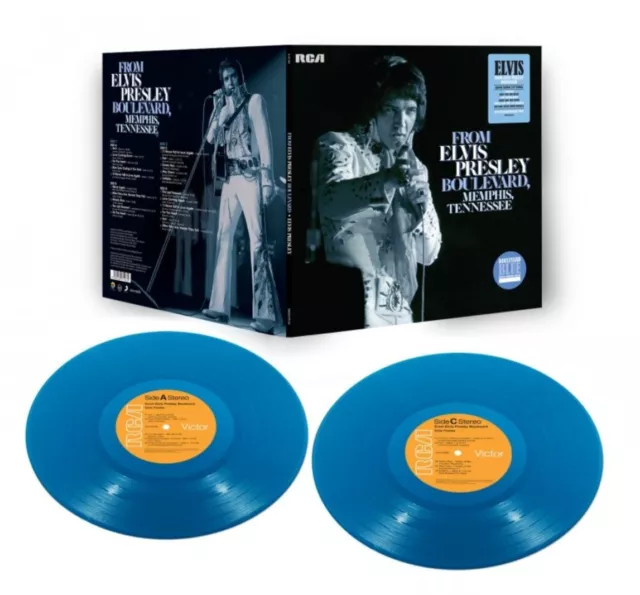 From Elvis Presley Boulevard -Special Limited 2 LP Edition Blue Vinyl- 3500 ex.