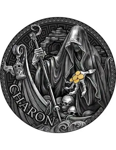 CHARON The Great Greek Mythology 1 Oz Silver Coin 1000 Francs Cameroon 2024