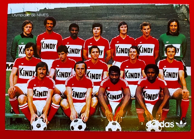 Football Saint-etienne Épopée 1976 Carte Postale Officielle Modeste