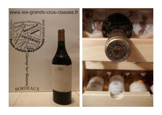 Château Haut-Brion 1986 - 1er Grand Cru Classé - Pessac-Léognan