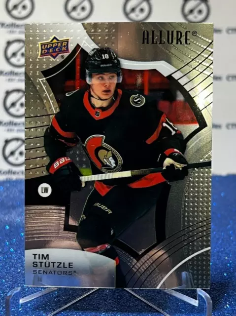 2021-22 Upper Deck Allure Tim Stutzle # 80 Rc Ottawa Senators Nhl Hockey Card