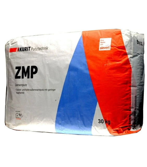 ZMP Zementputz, Sockelputz, Aussenputz, Unterputz, Maschinenputz, MZ 1, 10 kg