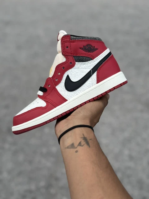 Jordan 1 Retro High OG GS 7Y Chicago Lost and Found FD1437-612 Varsity Red