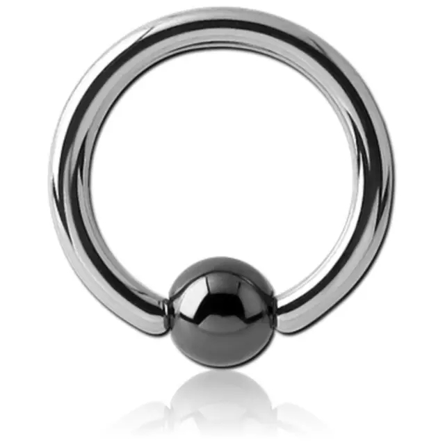 TITAN Piercing Ball Closure Ring Intimpiercing Brust Septum Ohrring 3,0MM