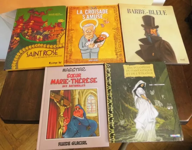 Lot De 5 Livres Bd ( Details Dans Le Descriptif )