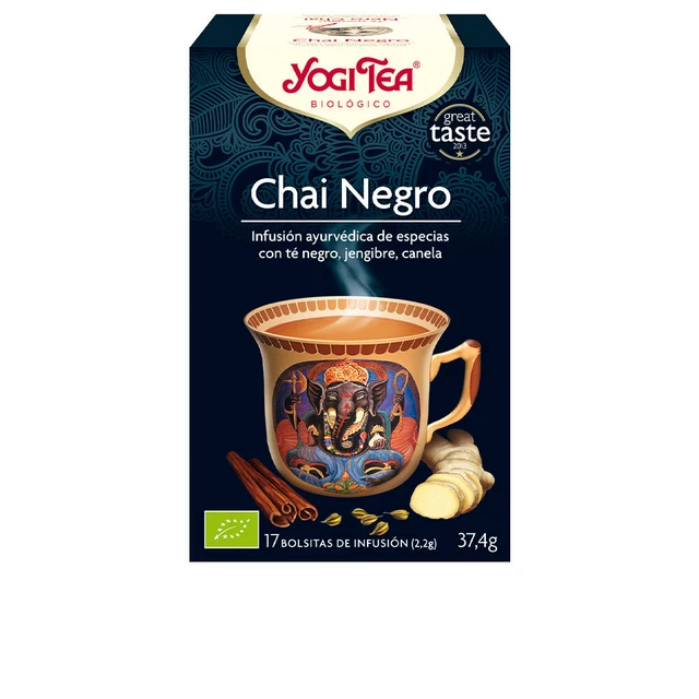 Nutrition Yogi Tea unisex CHAI NEGRO infusión 17 x 2,2 gr