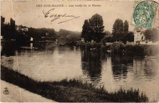 CPA BRY-sur-MARNE Les Bords de la Marne (1352327)