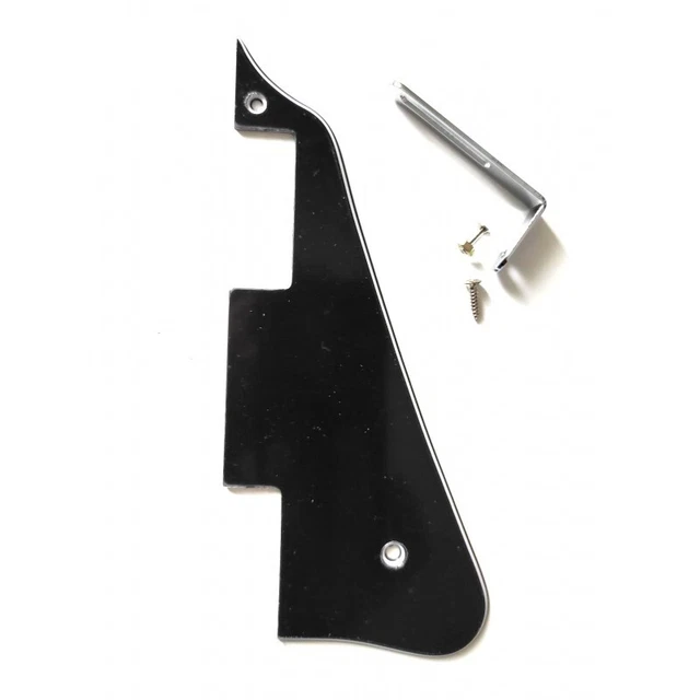 Plaque Pickguard Generique Noir 3Ply pour guitare Epiphone pour LP Humbucker + E