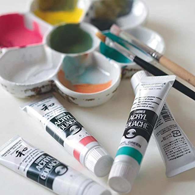 Turner Acrílico Gouache Pintura Gouache Japonesa 45 Colores Set 20 ml