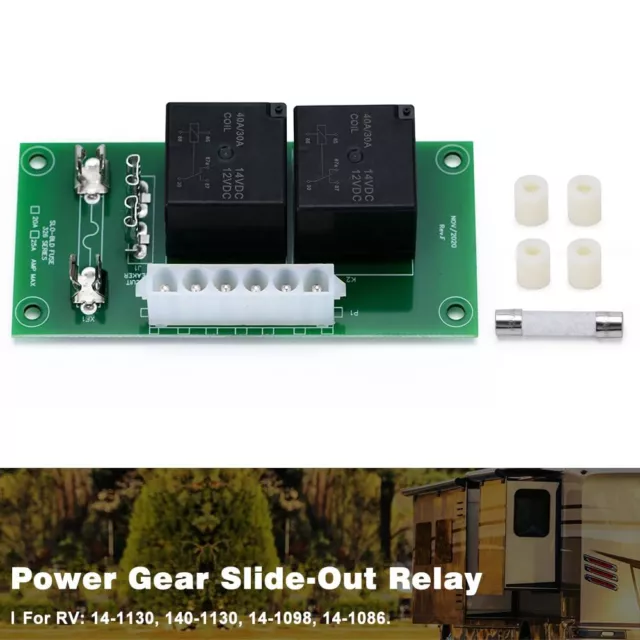 RV Power Gear 14-1130/140-1130 Slide Out Relay Control Board Fleetwood 246063