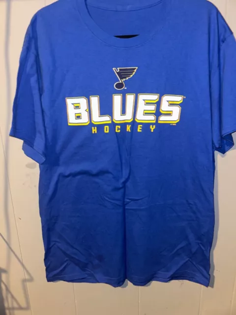 NEW - St. Louis Blues Short Sleeve T-Shirt Adult Large NHL Blues Hockey Mens