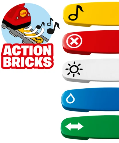 Action brick duplo sales train