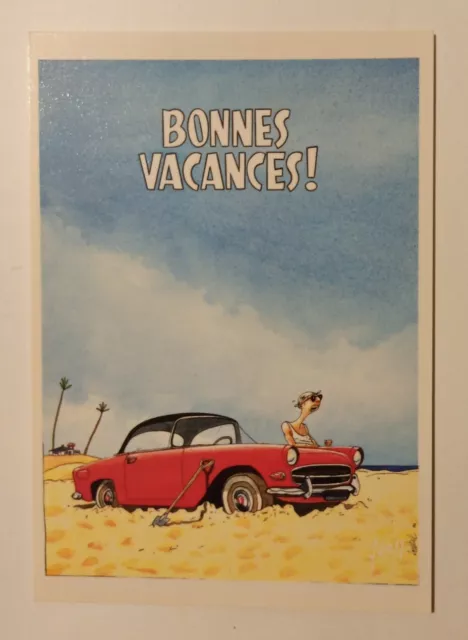 carte postale postcard Loustal Bonnes Vacances