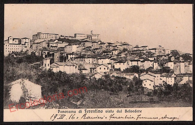 ag0686 - CARTOLINA D'EPOCA - Frosinone Provincia - Ferentino