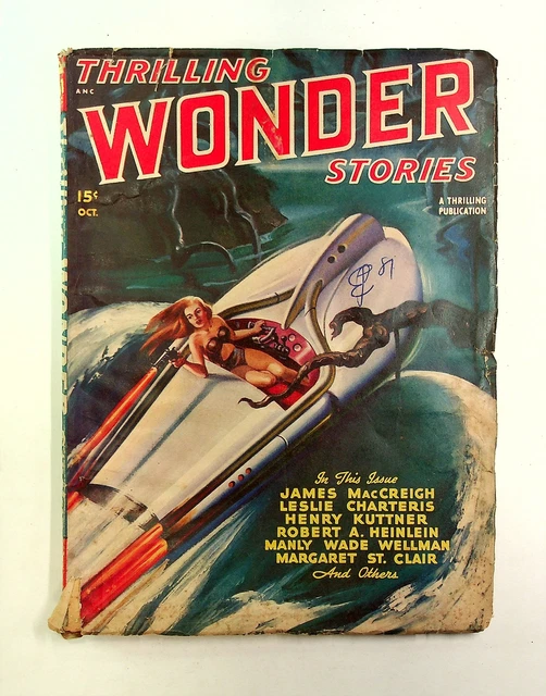 Thrilling Wonder Stories Pulp Oct 1947 Vol. 31 #1 GD+ 2.5