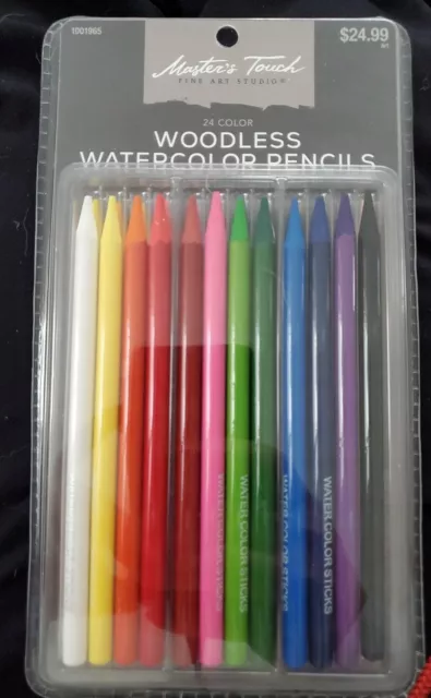 *NEW*  Masters Touch 24 Ct Woodless Watercolor Pencils