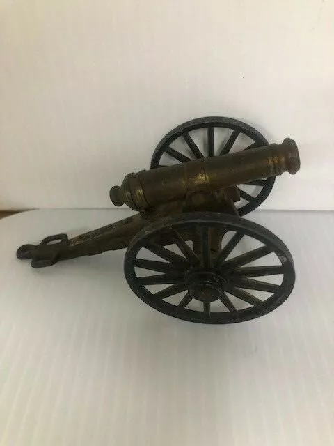 Vintage Cast Iron Cannon small size toy - TAKE AS LOOK NOW - WOW OLD SCHOOL(61A)