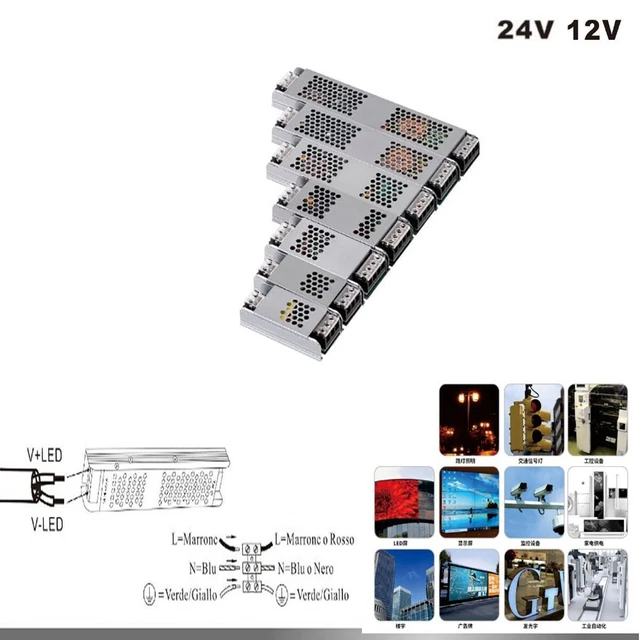 Transformateur D'alimentation Pour Bande LED Ou Routeur - Blanc - Neuf Générique