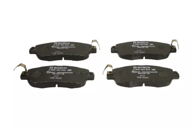 Fits BOSCH 0 986 494 832 Brake Pad Set, disc brake OE REPLACEMENT TOP QUALITY