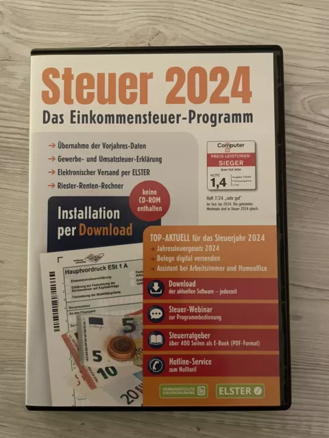 ALDI STEUER CD 2024, Steuererklärung für 2024 EUR 13,49 PicClick DE