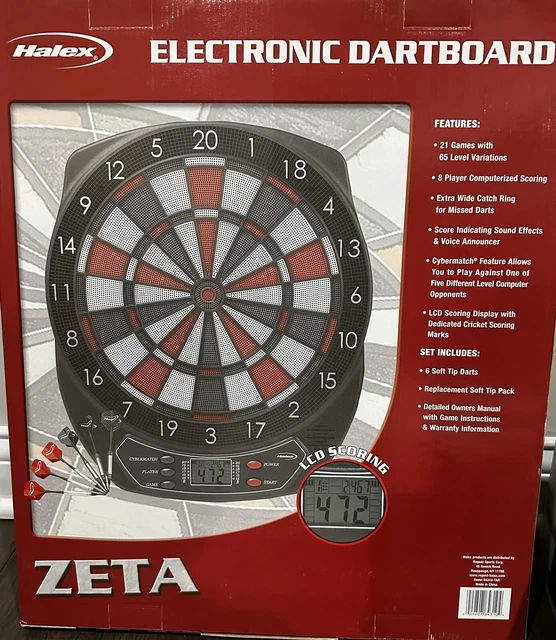 Halex zeta discount electronic dartboard
