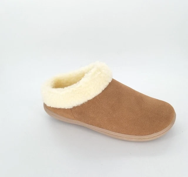 4234 Clarks Womens Faux Fur Sherpa Collar Clog Slipper Cognac Size 10 M 4234 Clarks Womens Faux Fur Sherpa Collar Clog Slipper Cognac Size 10 M