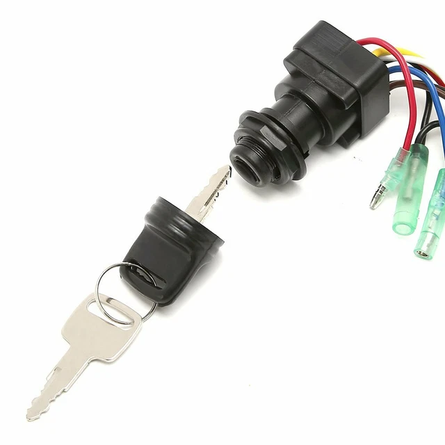 BOAT IGNITION SWITCH Key Assy Assembly for Yamaha Outboard Motor