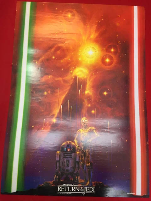 STAR WARS RETURN of the Jedi Yamakatsu Starfall Ohrai art Japan Movie ...