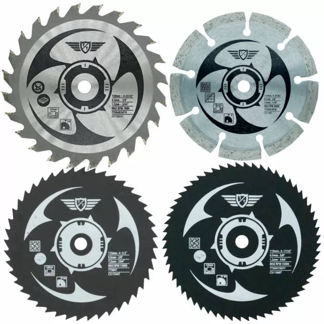 TOPSTOOLS 115MM SAW Blades For Worx WorxSaw XL Worx WX427 WX429