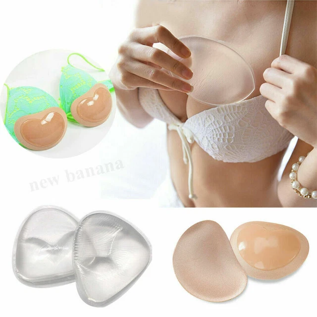 SILICONE GEL BRA Pads Push Up Sticky Breast Enhancers Chicken