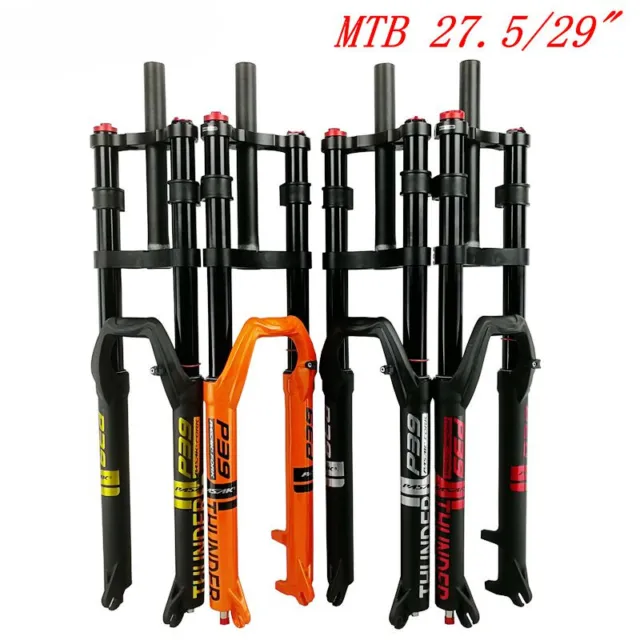 Mountain Bike Pneumatic Shoulder Shock Absorbers Front Fork Air Fork 27.5/29inch