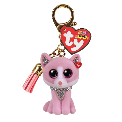 FIONA PINK Cat Mini Boo Clip On TY Beanie Boo 5.99