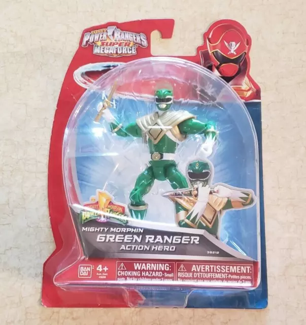 Power Rangers Super Megaforce (2014) Mighty Morphin Green Ranger 5" Action Hero