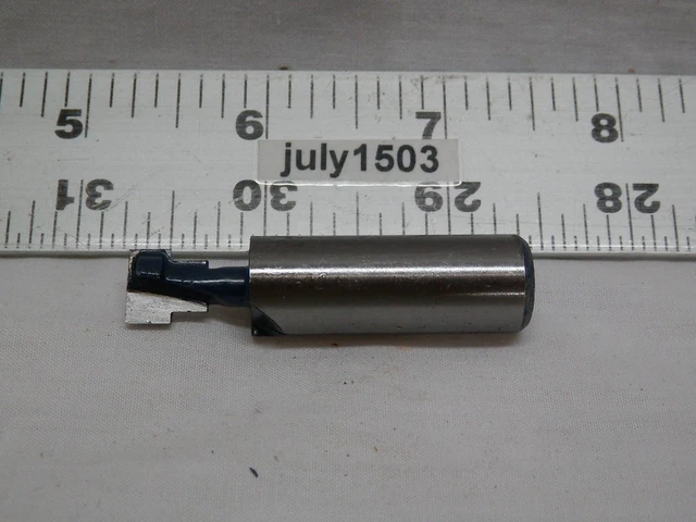 (1) NEW  3/8" D Keyhole Carbide Tipped Router Bit 1/2" Shank 2 Flute zd