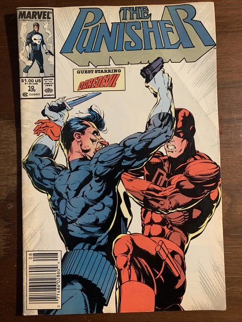 Punisher Comic Book 1988 Vol II No. 10 Marvel Daredevil 02860 Vtg Old