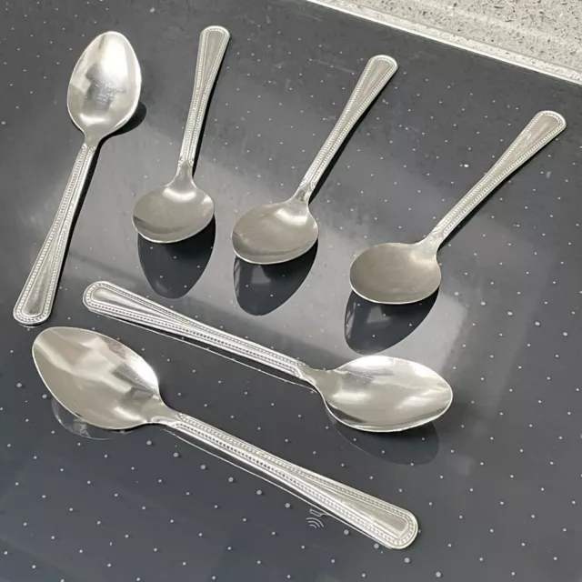6pcs Teaspoons Stainless Steel Spoons Tea Spoon Set Teaspoon Durable Cutlery UK